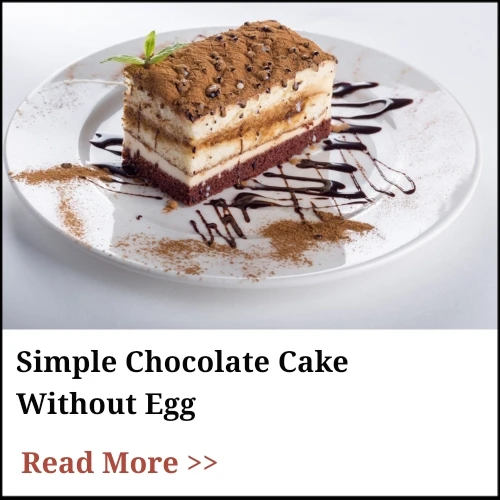 Simple chocolate cake without egg